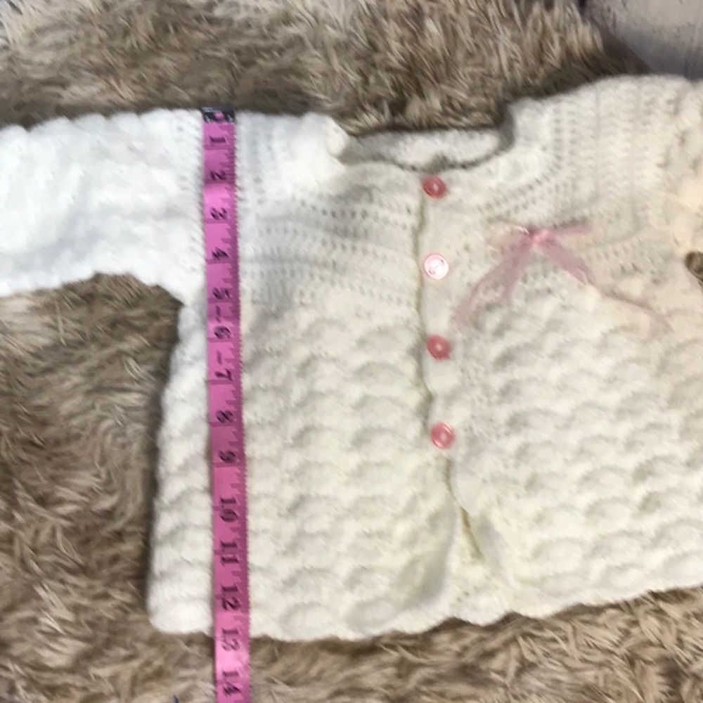 Handmade Crochet Cardigan So Sweet 💗 - Picture 6 of 8